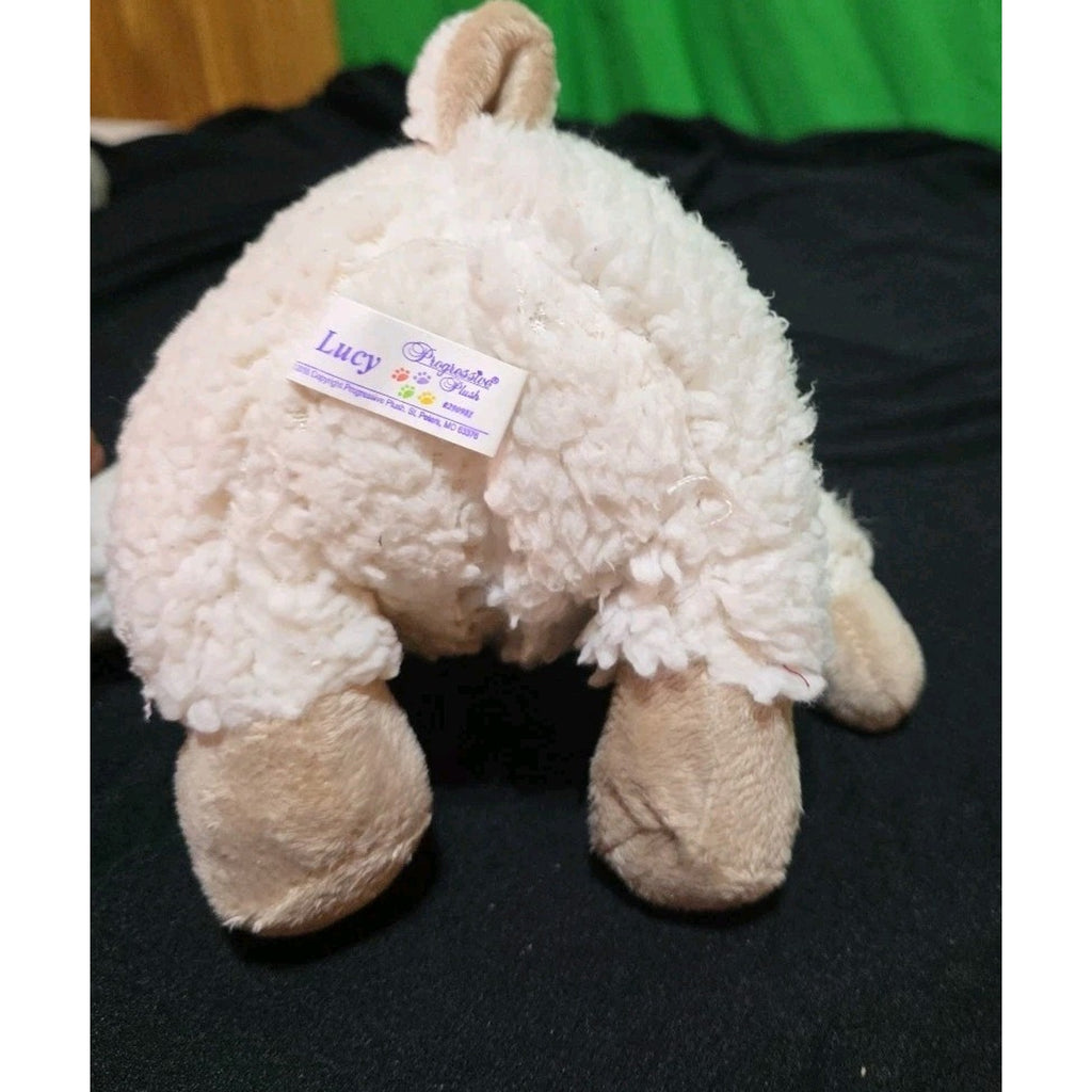 Lucy Lamb Sheep Stuffed Animal Plush Toy 9.5” Sherpa 2018
