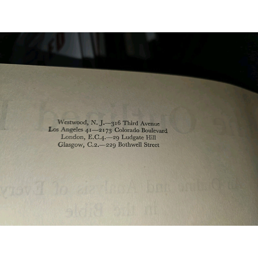 The Outlined Bible by Robert Lee - Original Mildmay Conference Hall Bible School