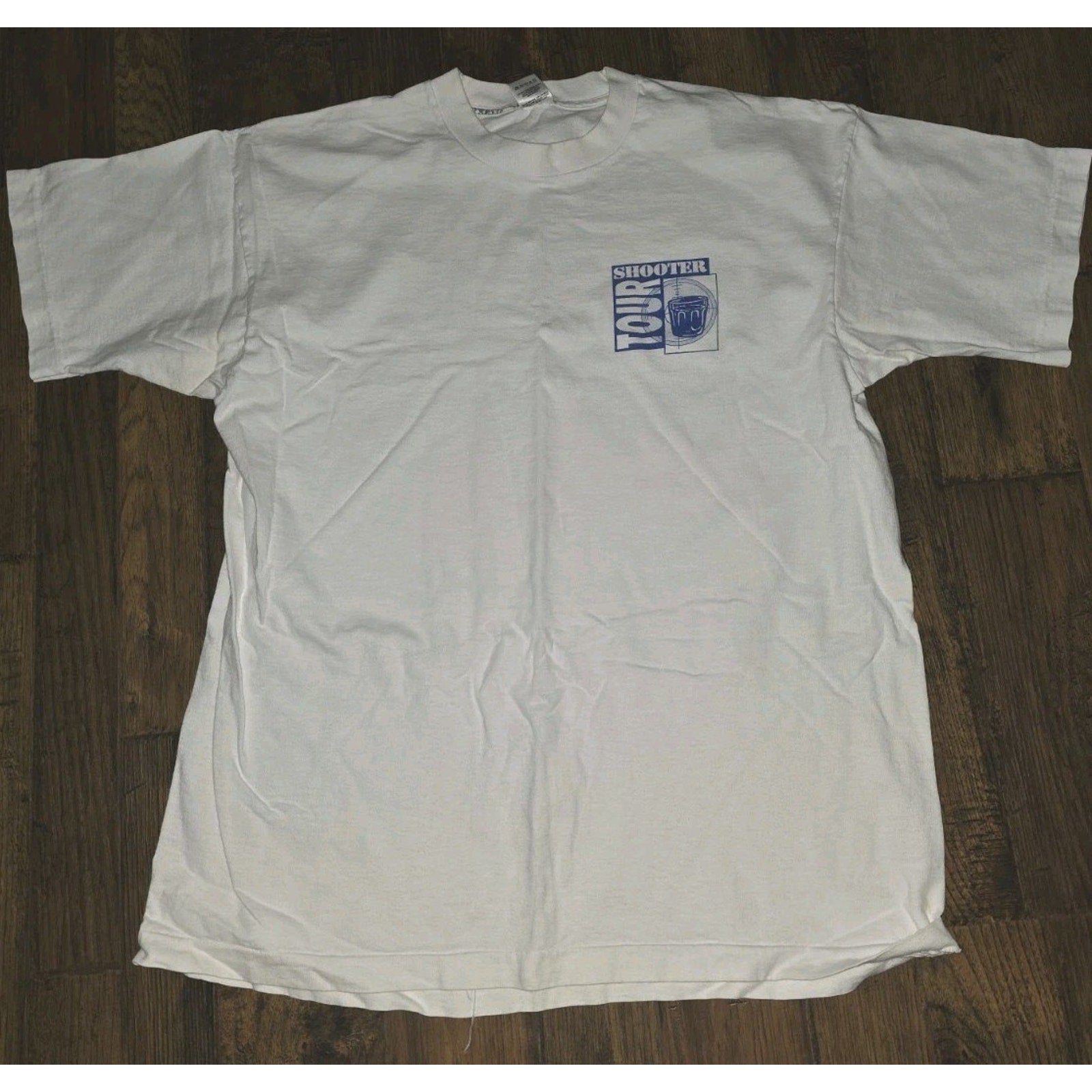 Vintage 90s Panama City Beach Shooter Tour T-Shirt XL Single Stitch Made in USA