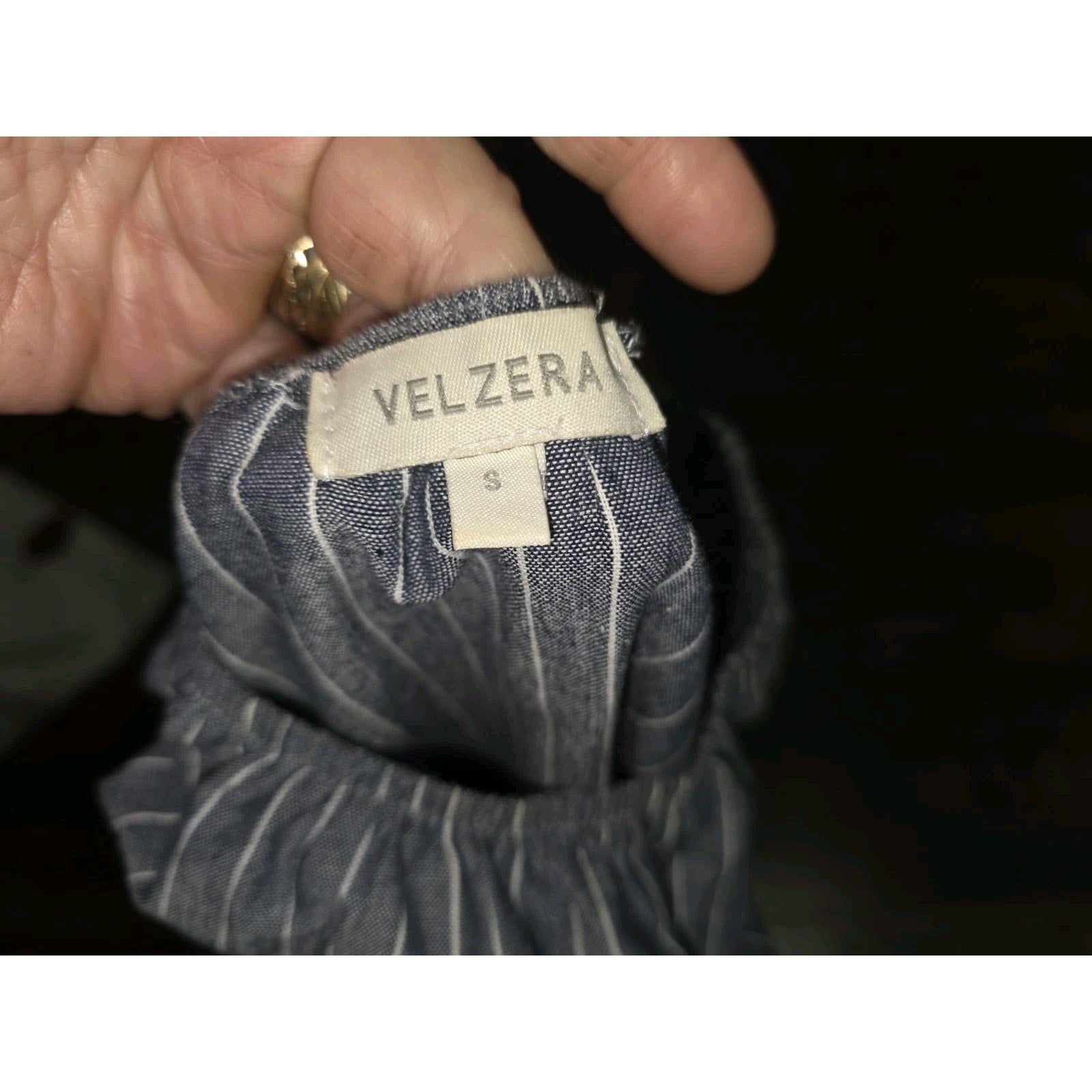 Velzera Embroidered Boho Off-The-Shoulder Women"s Top - Small Free Ship