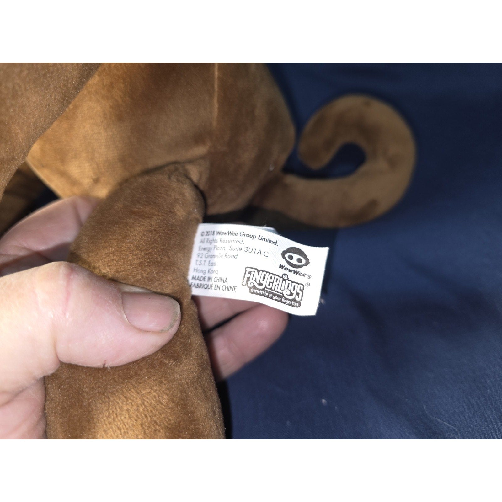 Fingerlings HUGS Interactive 2018 by WOWWEE Brown PLUSH BABY SLOTH Free Ship