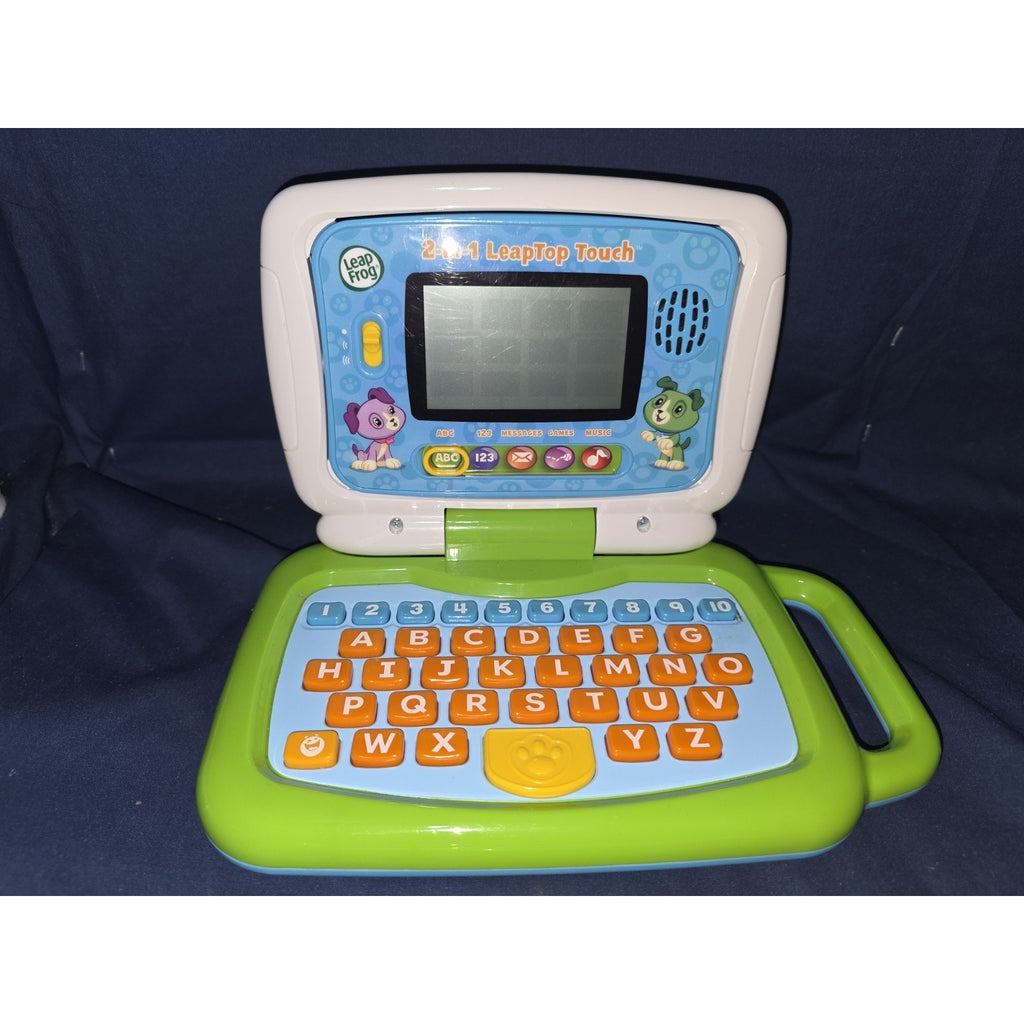 Lpt of 2 LeapFrog 2-in-1 LeapTop Touch Laptop Learning 100 Words Toy ABCs 123s