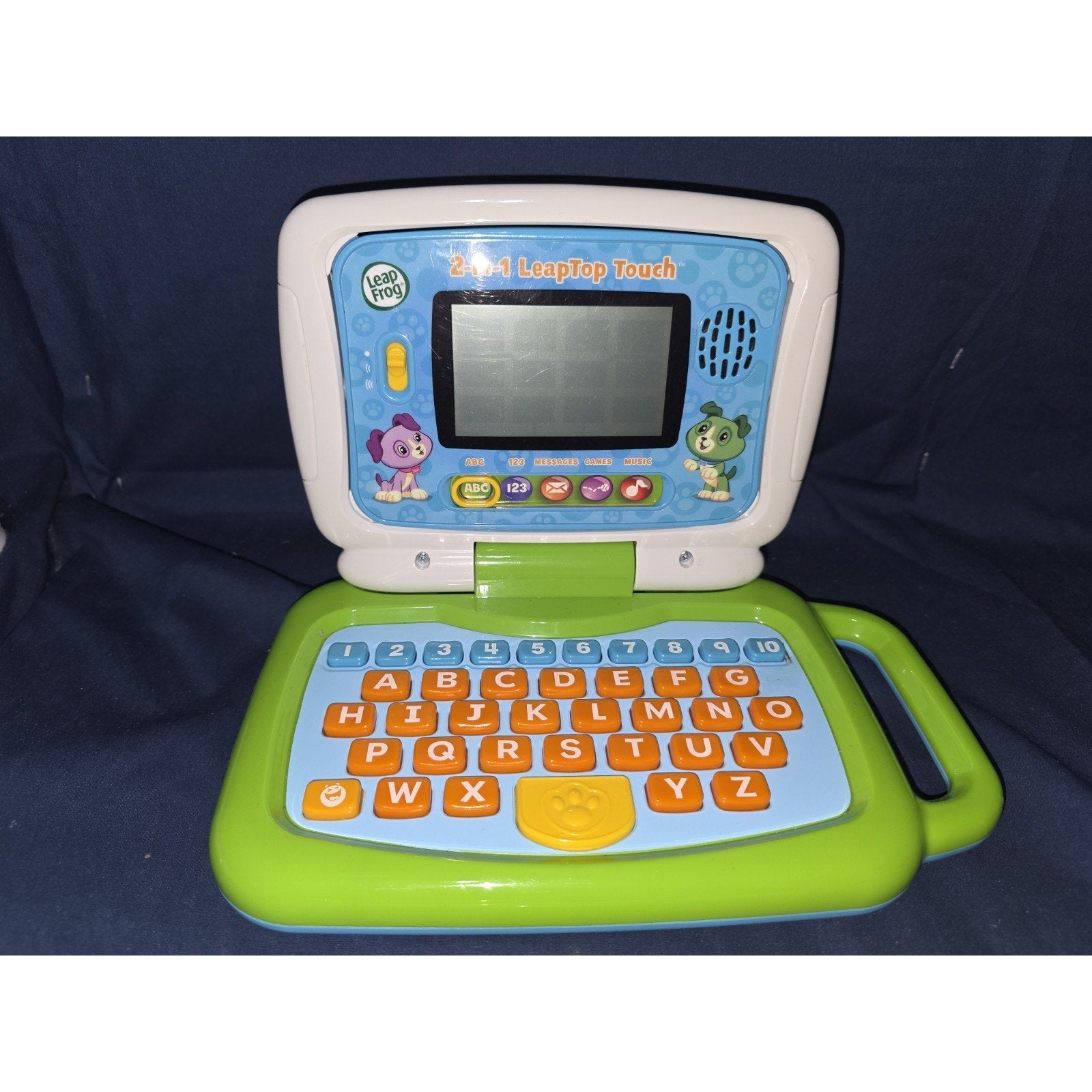 Lpt of 2 LeapFrog 2-in-1 LeapTop Touch Laptop Learning 100 Words Toy ABCs 123s
