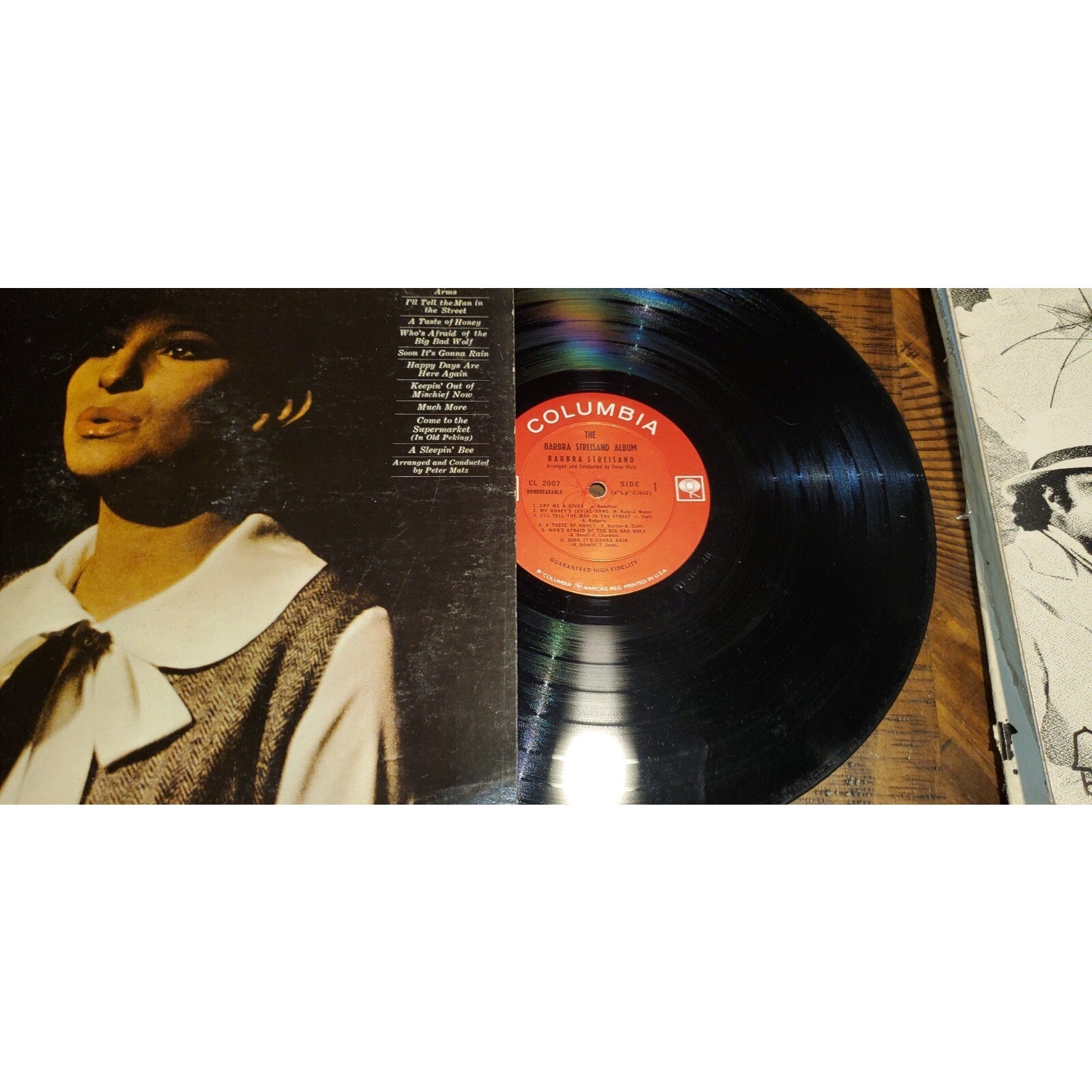 Barbara Streisand The Barbara Streisand Album LP Record
